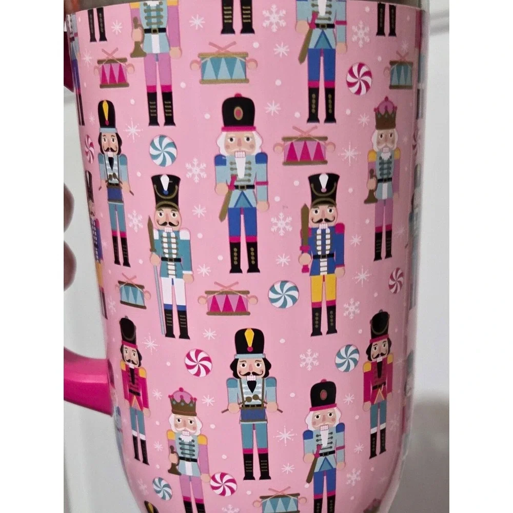 Swig Pink Nutcracker Christmas Stainless Steel Travel Tumbler Viral‎ Tik Tok
